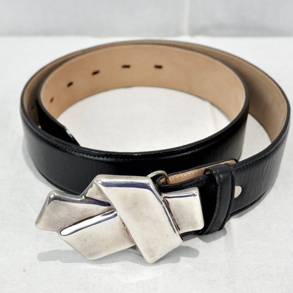 Frederic Duclos Belt w/ Sterling Signed Buckle main image 4